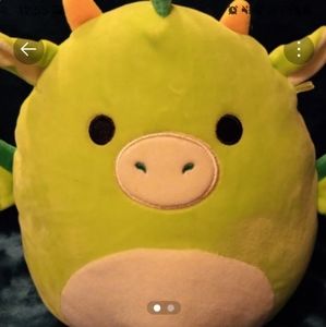 Squishmallow 10" Dexter Green Dragon